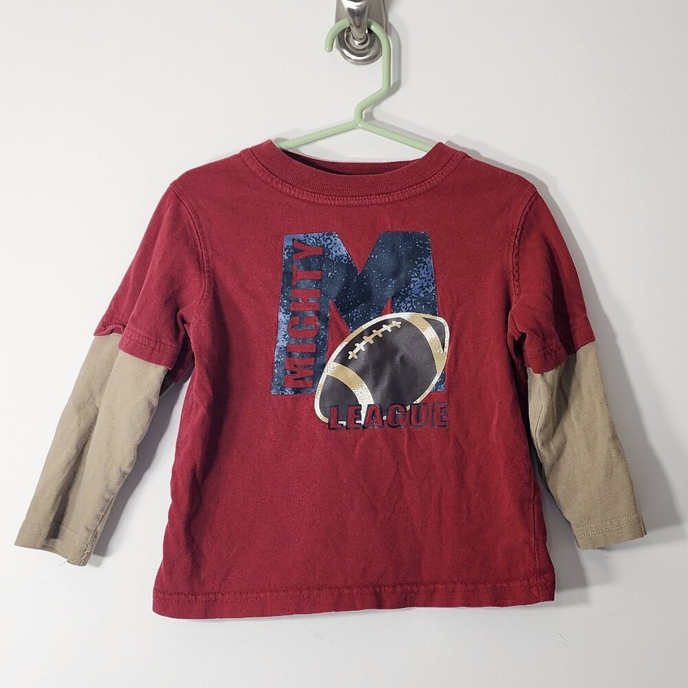 Jumping Beans Football long Sleeve Shirt Size 3T